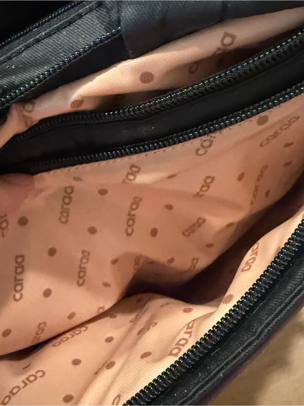 CARAA — Baby Backpack/Bag Medium in Cotton Black